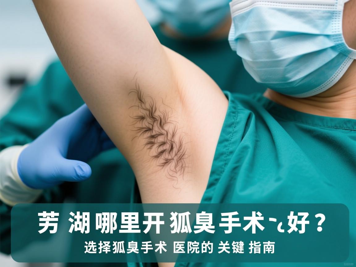 芜湖哪里开狐臭手术好?选择狐臭手术医院的关键指南 芜湖哪里开狐臭手术好?选择狐臭手术医院的关键指南