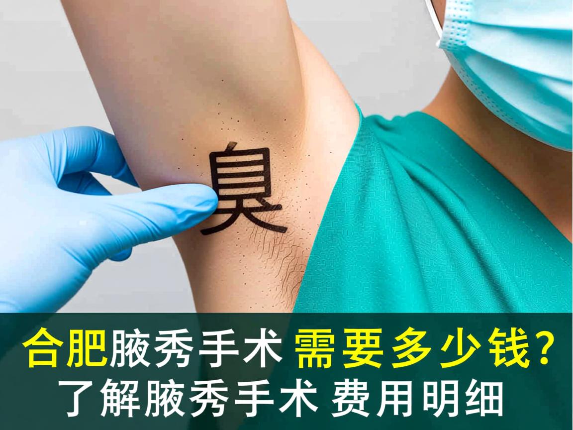 合肥腋秀腋臭手术需要多少钱?了解腋秀手术费用明细 合肥腋秀腋臭手术需要多少钱?了解腋秀手术费用明细