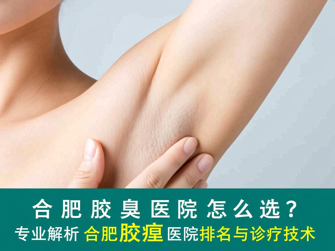 合肥腋臭医院怎么选？专业解析合肥腋臭医院排名与诊疗技术