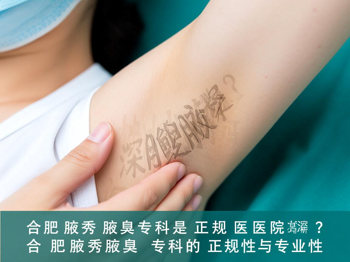 合肥腋秀腋臭专科是正规医院吗?深度解析合肥腋秀腋臭专科的正规性与专业性 合肥腋秀腋臭专科是正规医院吗?深度解析合肥腋秀腋臭专科的正规性与专业性