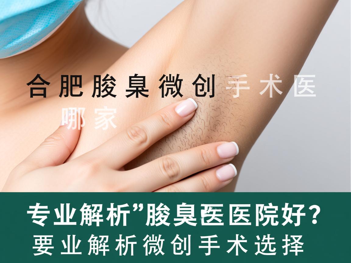 合肥腋臭微创手术哪家医院好?专业解析腋臭微创手术选择 合肥腋臭微创手术哪家医院好?专业解析腋臭微创手术选择