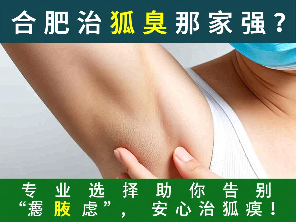 合肥治狐臭那家强？专业选择助你告别腋虑，安心治狐臭！