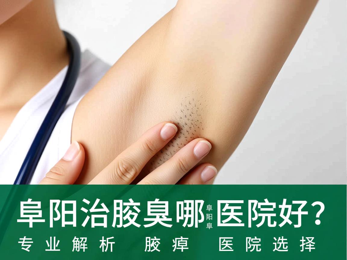 阜阳治腋臭哪家医院好？专业解析阜阳腋臭医院选择
