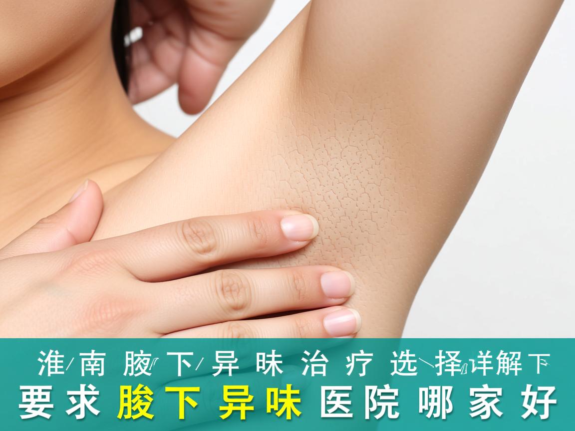 淮南腋下异味治疗选择，详解淮南腋下异味医院哪家好