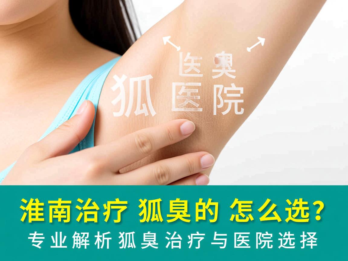 淮南治疗狐臭的医院怎么选？专业解析狐臭治疗与医院选择