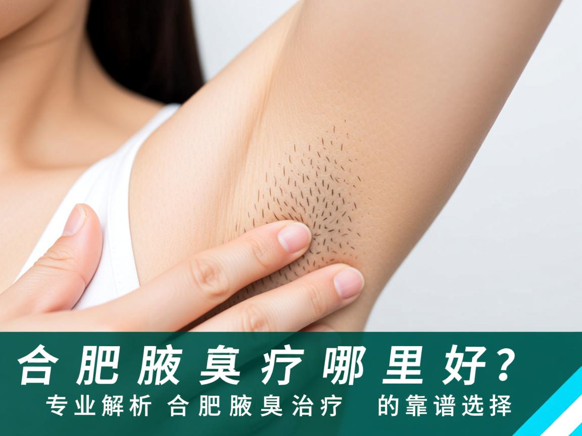 合肥腋臭治疗哪里好？专业解析合肥腋臭治疗的靠谱选择