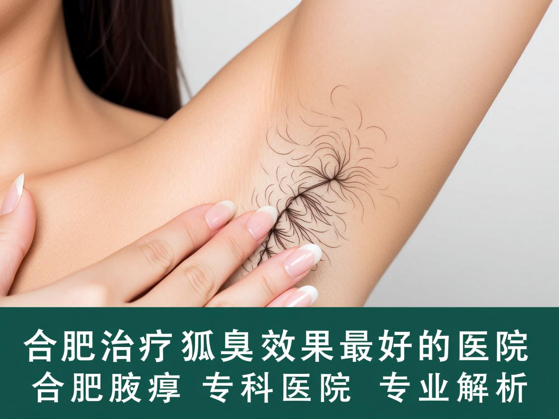 合肥治疗狐臭效果最好的医院，合肥腋臭专科医院专业解析
