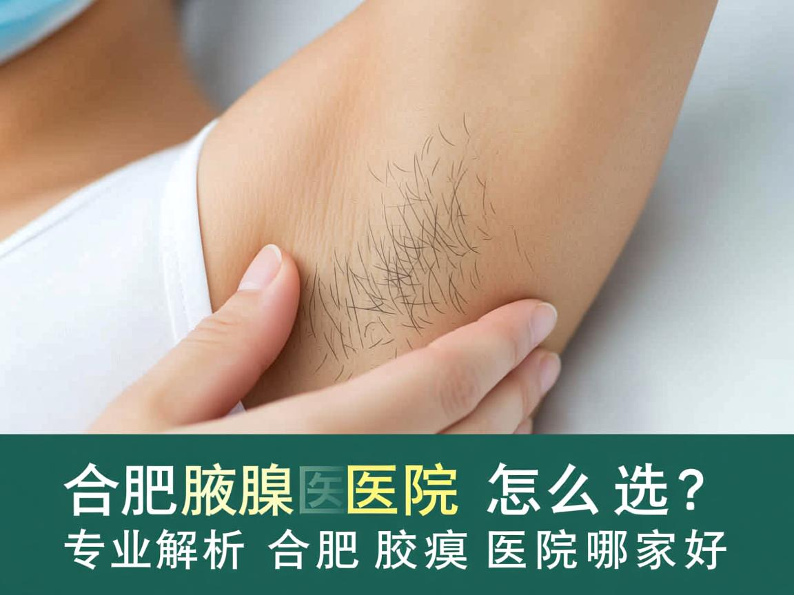 合肥腋臭医院怎么选？专业解析合肥腋臭医院哪家好