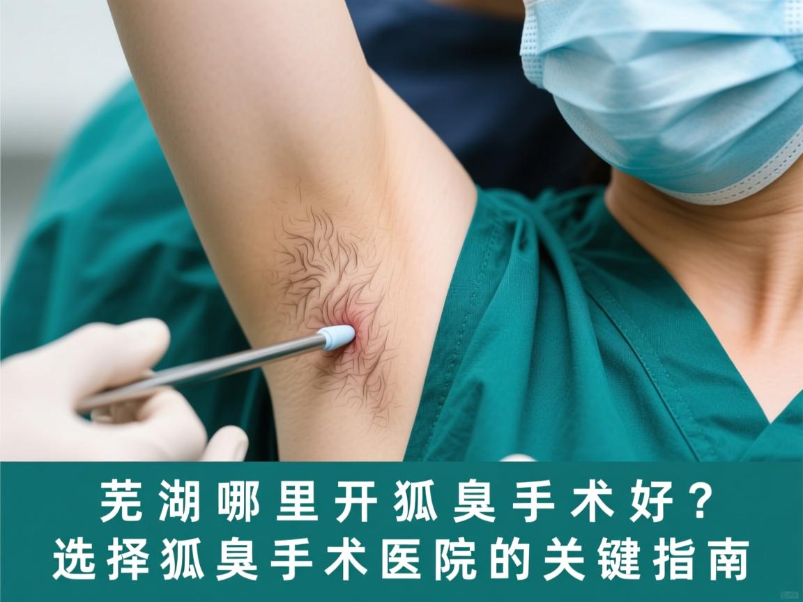 芜湖哪里开狐臭手术好？选择狐臭手术医院的关键指南