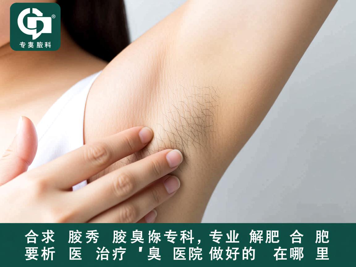 合肥腋秀腋臭专科，专业解析合肥治疗腋臭医院做好的在哪里
