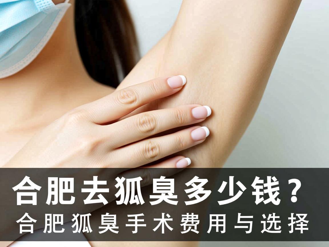 合肥去狐臭多少钱？详解合肥狐臭手术费用与选择