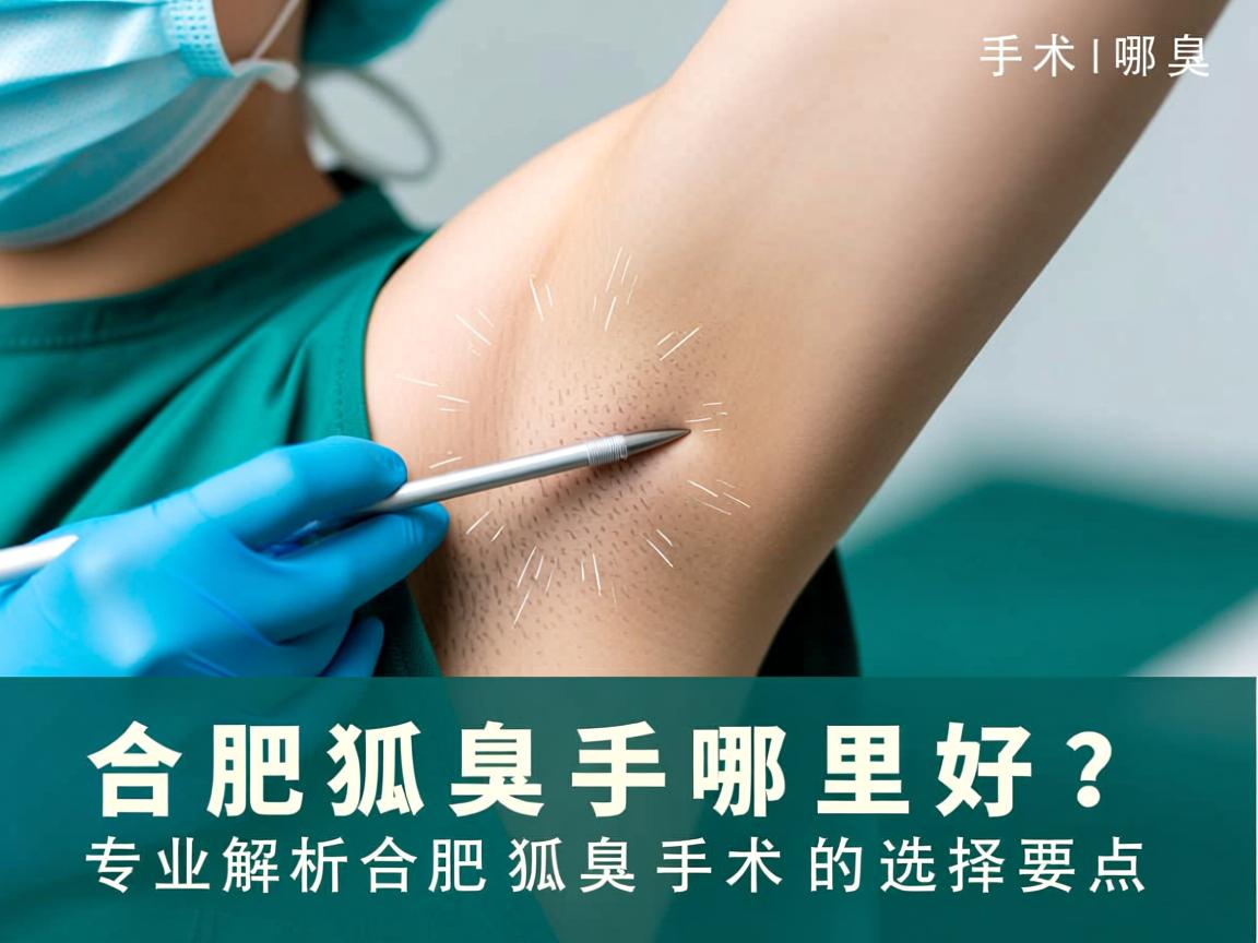 合肥狐臭手术哪里好？专业解析合肥狐臭手术的选择要点