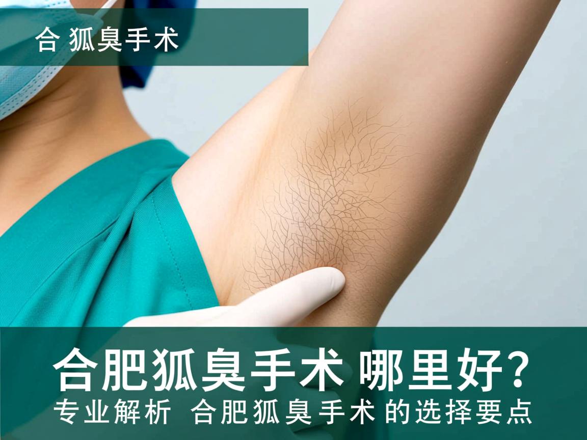 合肥狐臭手术哪里好？专业解析合肥狐臭手术的选择要点