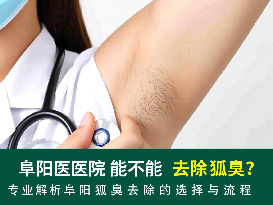 阜阳医院能不能去除狐臭？专业解析阜阳狐臭去除的选择与流程