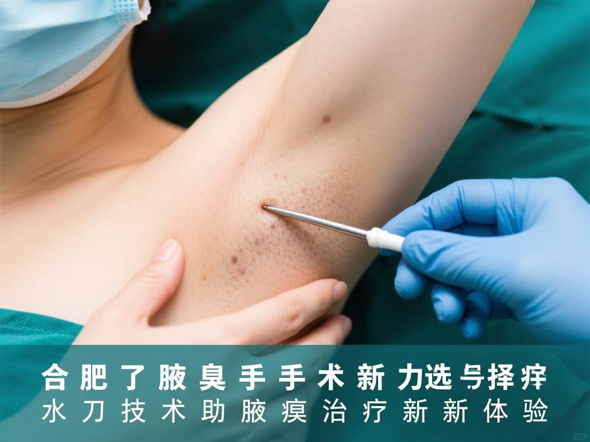 合肥腋臭手术新选择，水刀技术助力腋臭治疗新体验