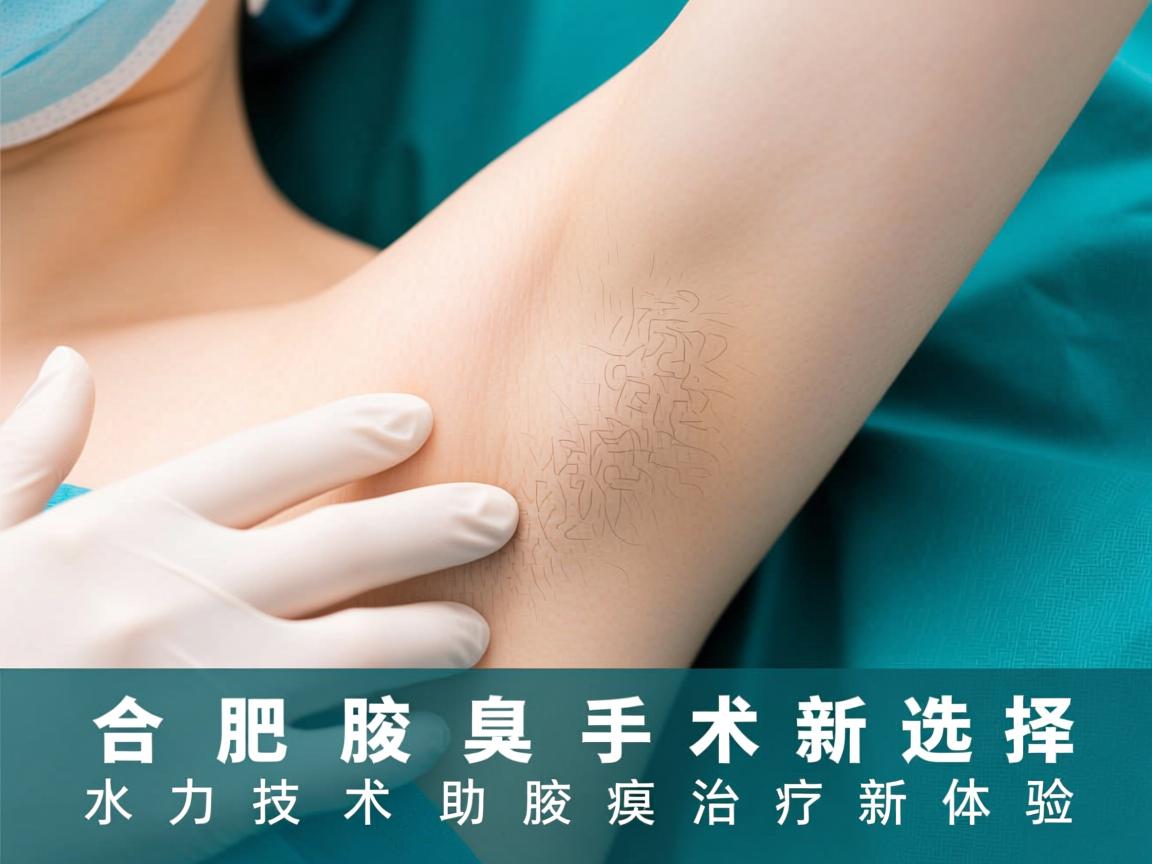 合肥腋臭手术新选择，水刀技术助力腋臭治疗新体验