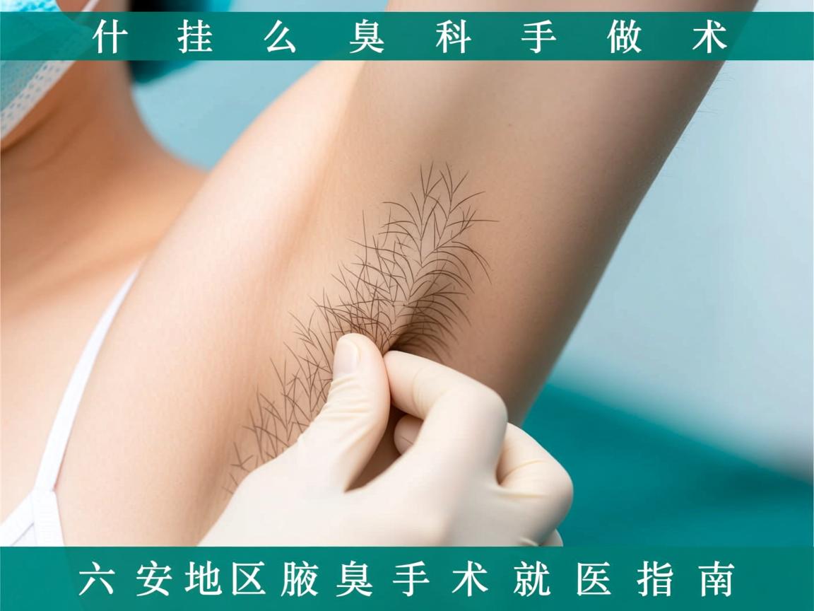 腋臭挂什么科做手术,六安地区腋臭手术就医指南 腋臭挂什么科做手术,六安地区腋臭手术就医指南