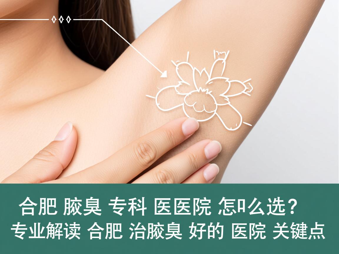 合肥腋臭专科医院怎么选？专业解读合肥治腋臭好的医院关键点
