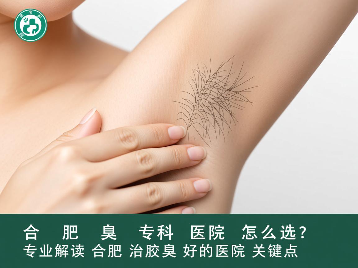 合肥腋臭专科医院怎么选？专业解读合肥治腋臭好的医院关键点
