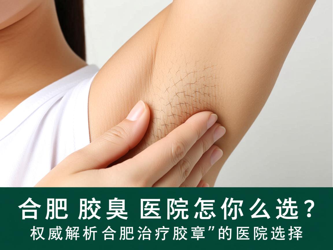 合肥腋臭医院怎么选？权威解析合肥治疗腋臭的医院选择