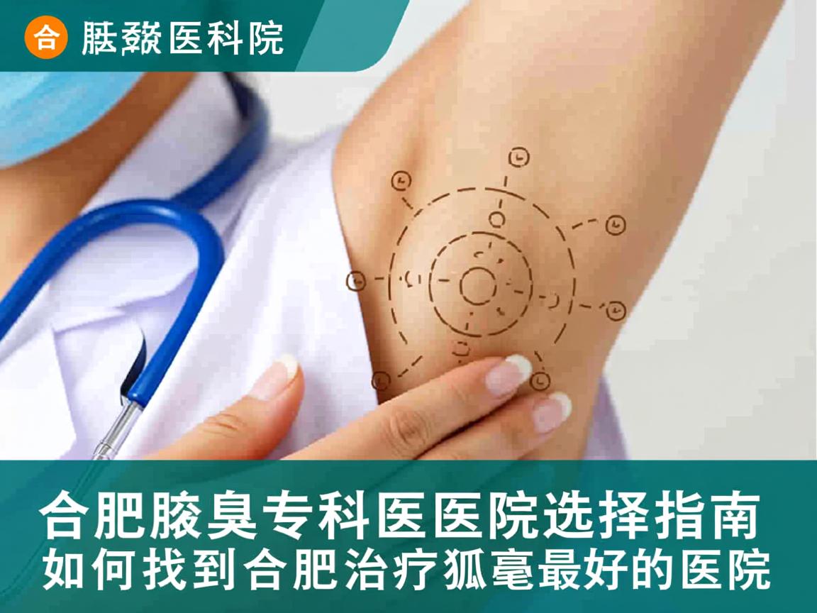 合肥腋臭专科医院选择指南，如何找到合肥治疗狐臭最好的医院