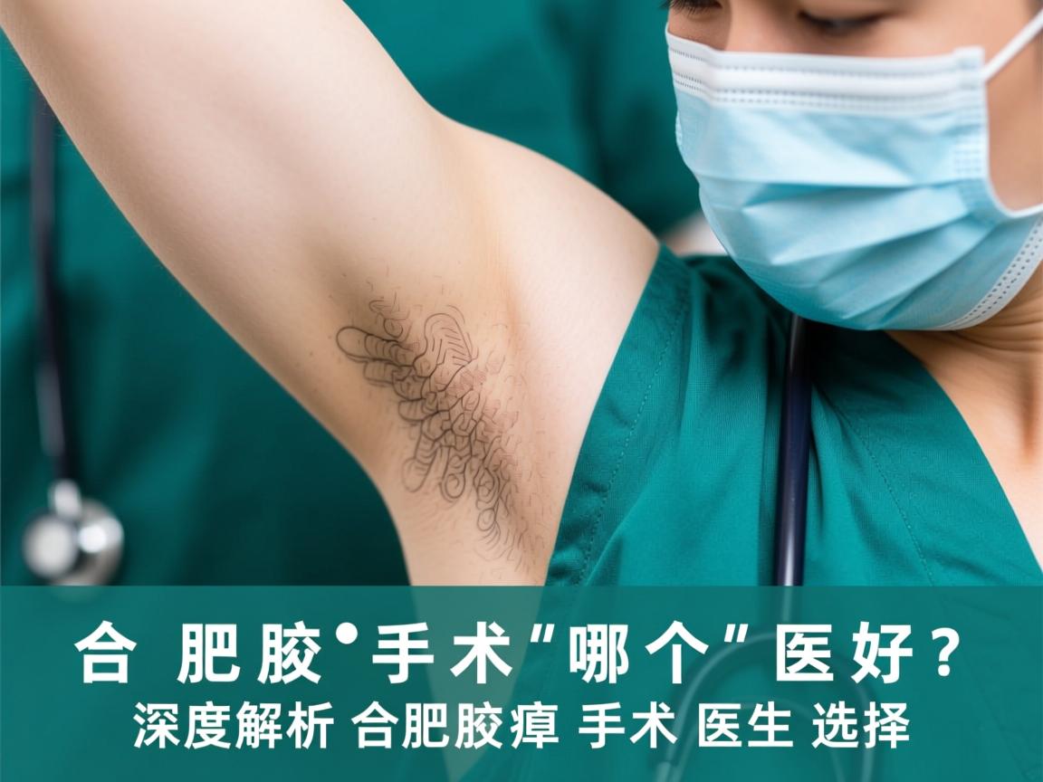 合肥腋臭手术哪个医生好？深度解析合肥腋臭手术医生选择
