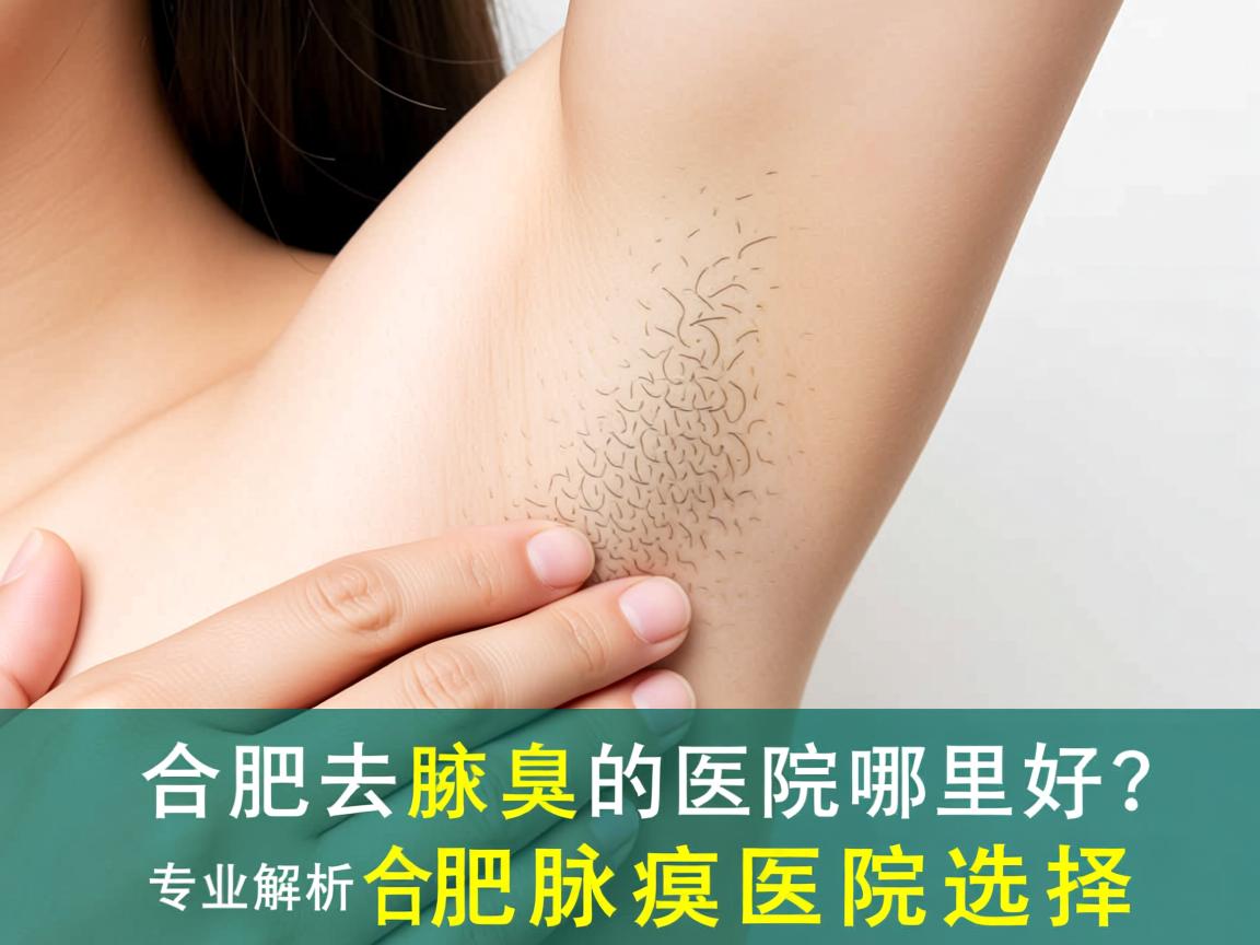 合肥去腋臭的医院哪里好？专业解析合肥腋臭医院选择