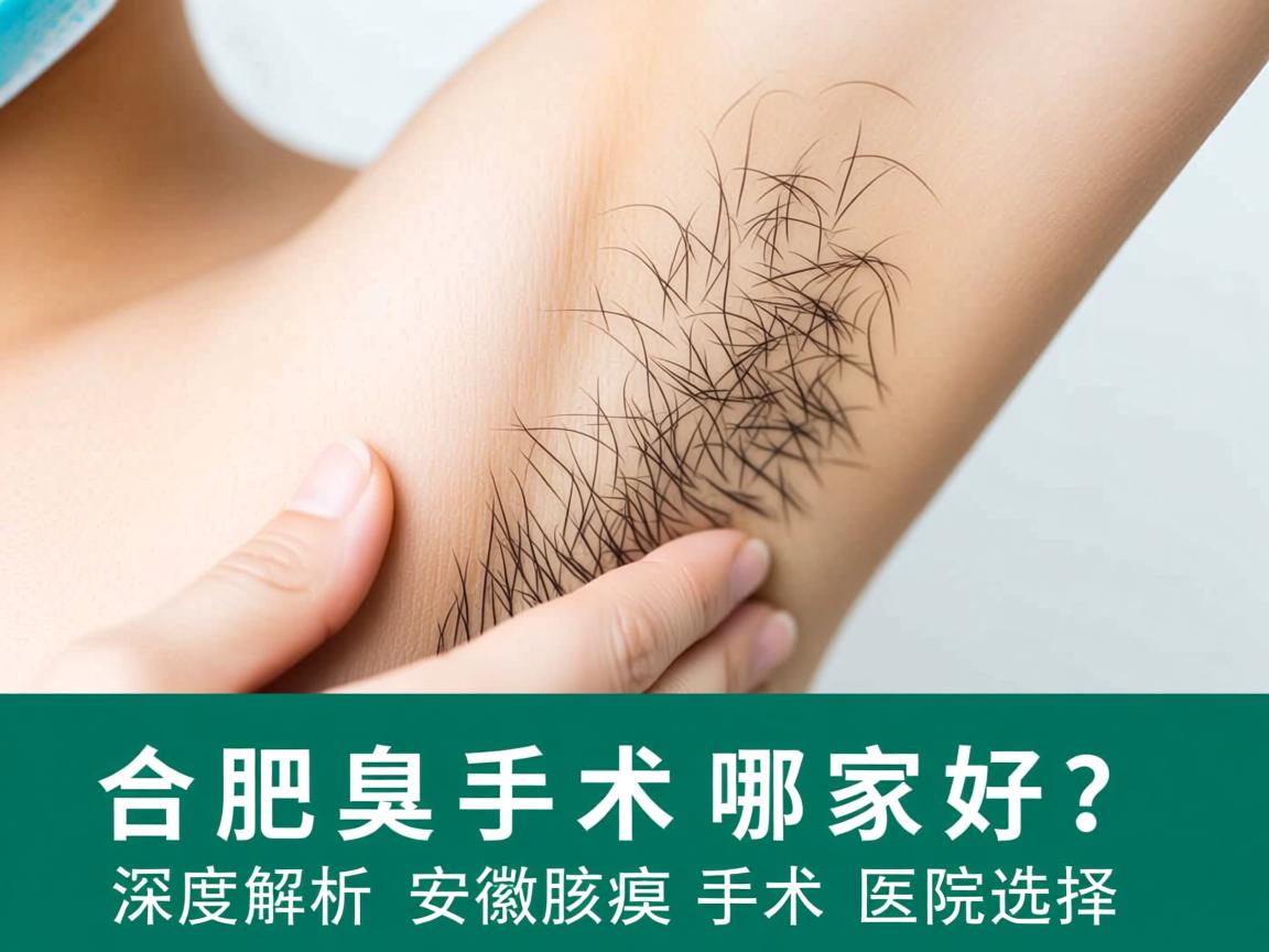 合肥腋臭手术哪家好？深度解析安徽腋臭手术医院选择