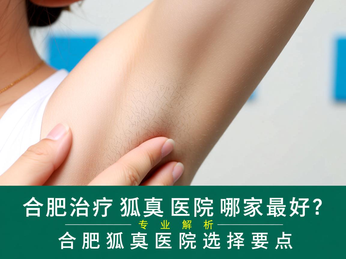 合肥治疗狐臭医院哪家最好？专业解析合肥狐臭医院选择要点