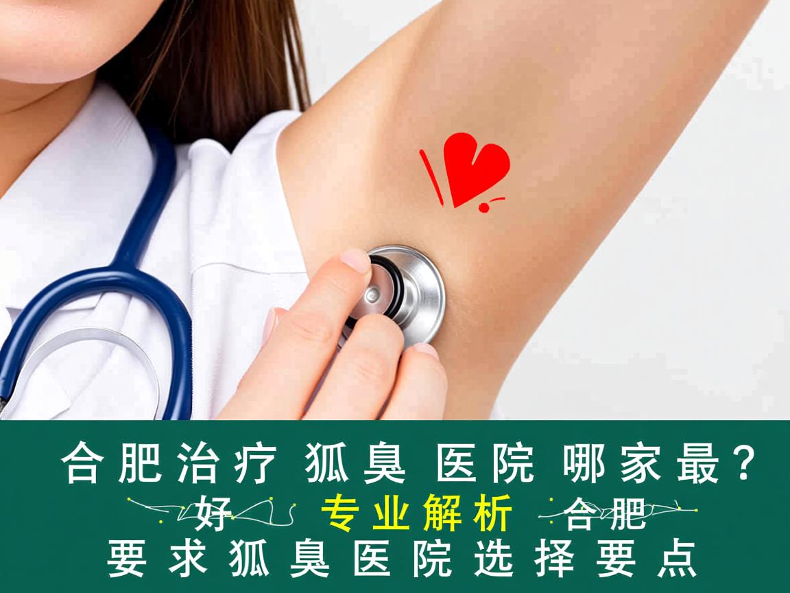 合肥治疗狐臭医院哪家最好？专业解析合肥狐臭医院选择要点