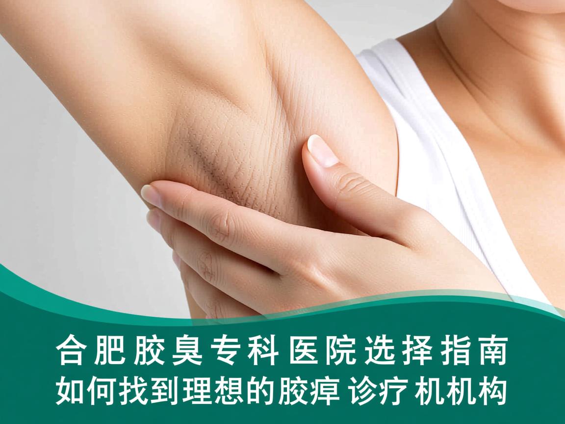 合肥腋臭专科医院选择指南，如何找到理想的腋臭诊疗机构