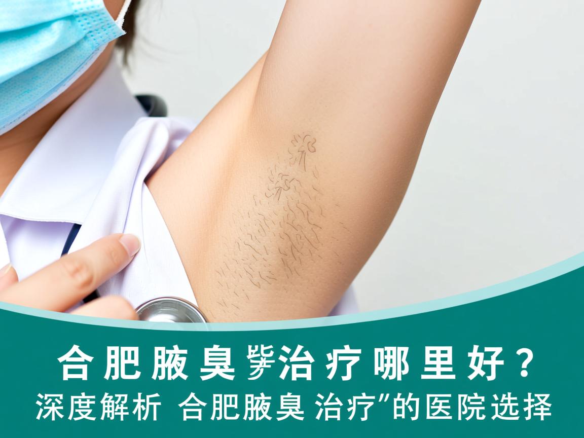 合肥腋臭治疗哪里好？深度解析合肥腋臭治疗的医院选择