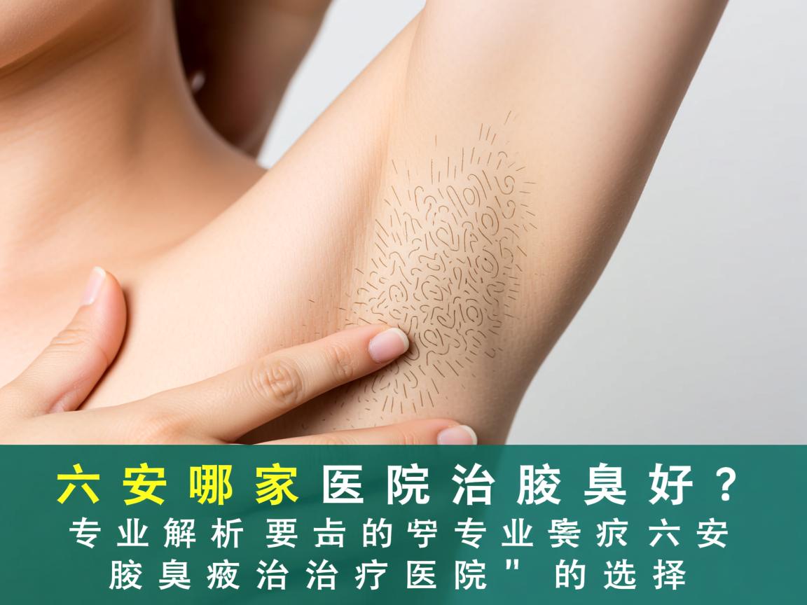六安哪家医院治疗腋臭好？专业解析六安腋臭治疗医院的选择