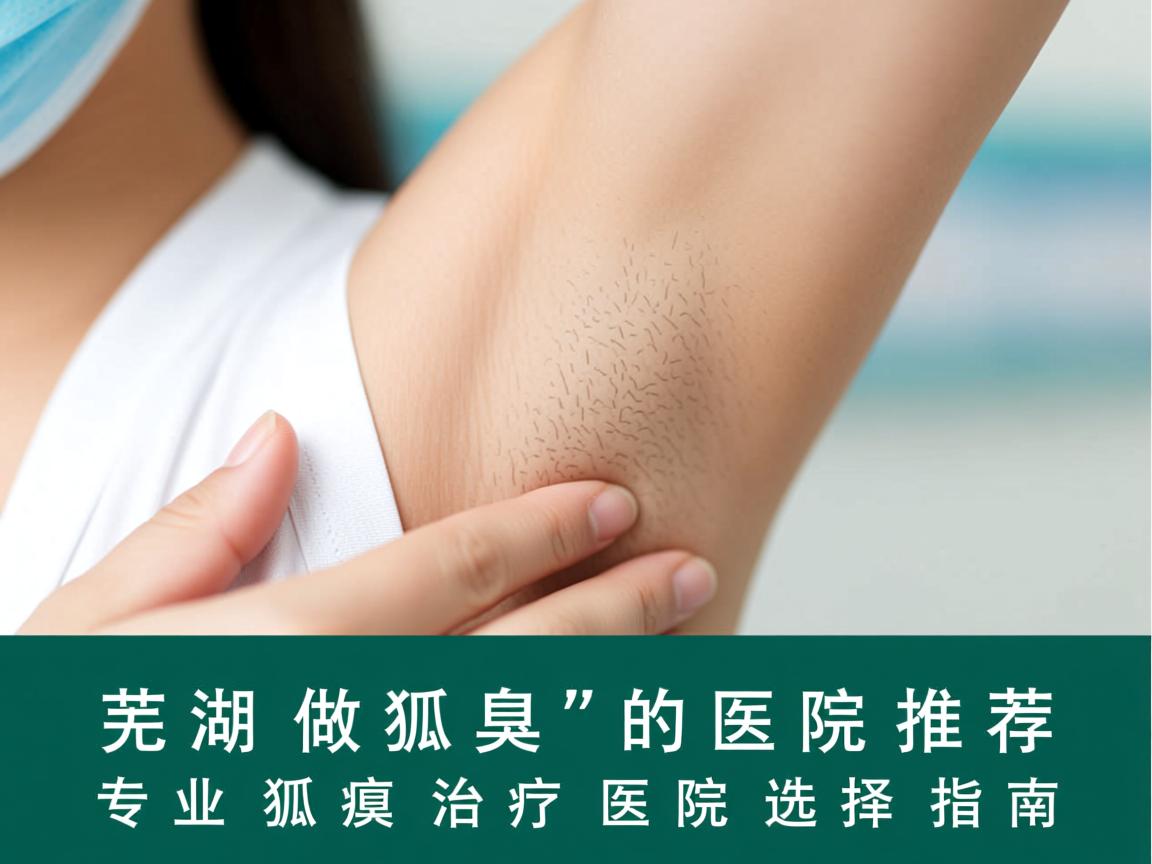 芜湖做狐臭的医院推荐，专业狐臭治疗医院选择指南