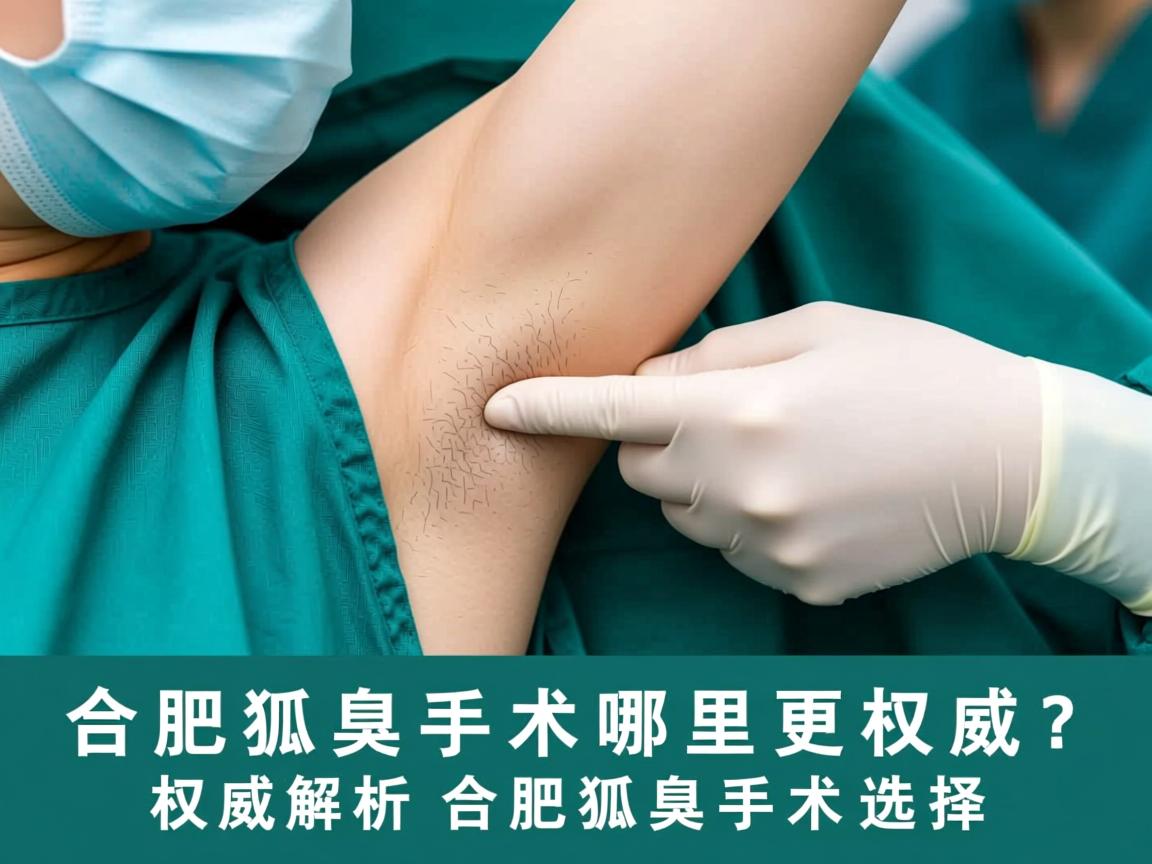 合肥狐臭手术哪里更权威？权威解析合肥狐臭手术选择