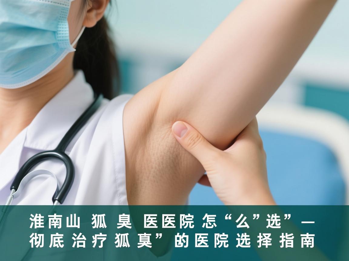 淮南狐臭医院怎么选，彻底治疗狐臭的医院选择指南