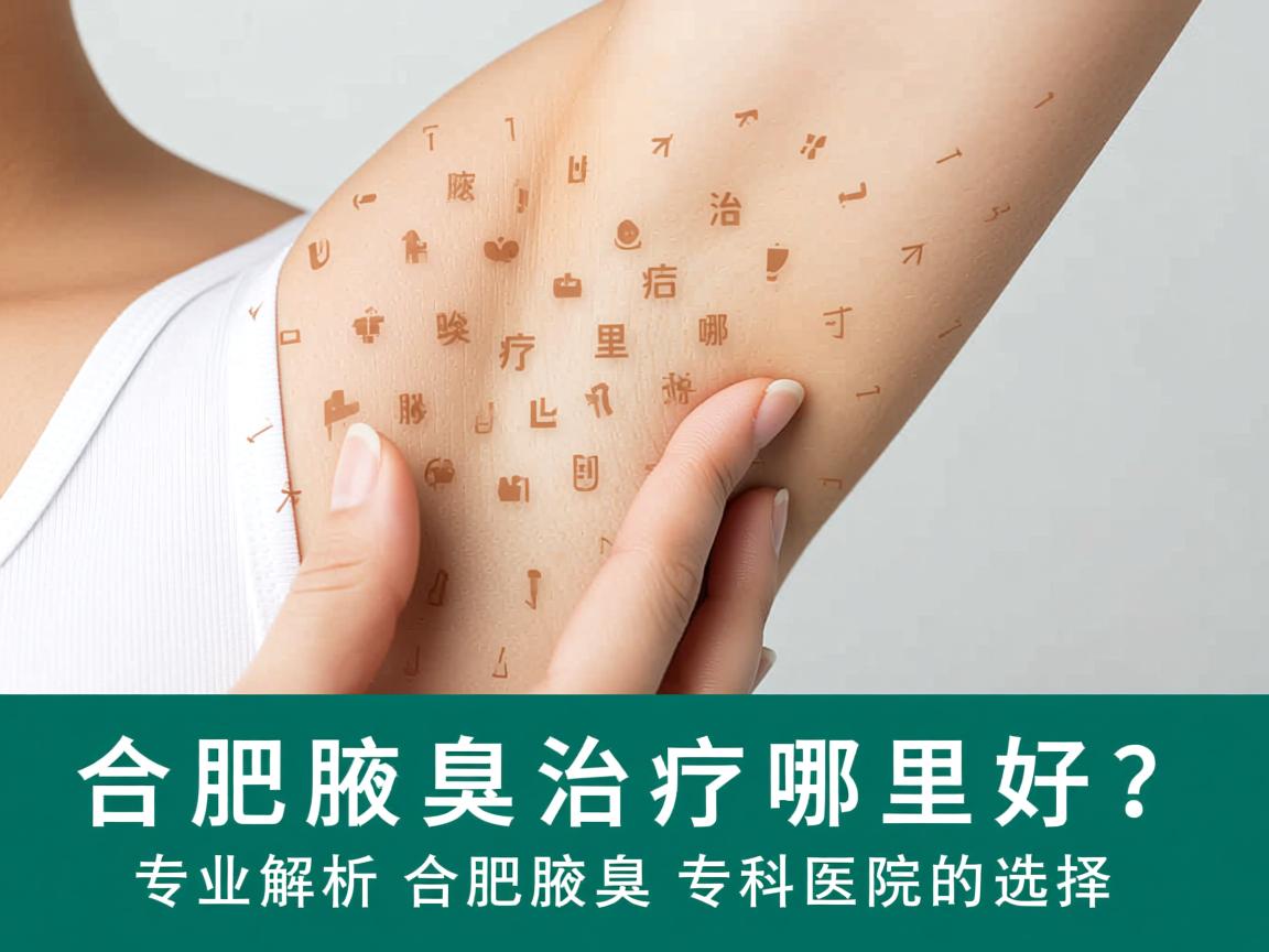 合肥腋臭治疗哪里好？专业解析合肥腋臭专科医院的选择