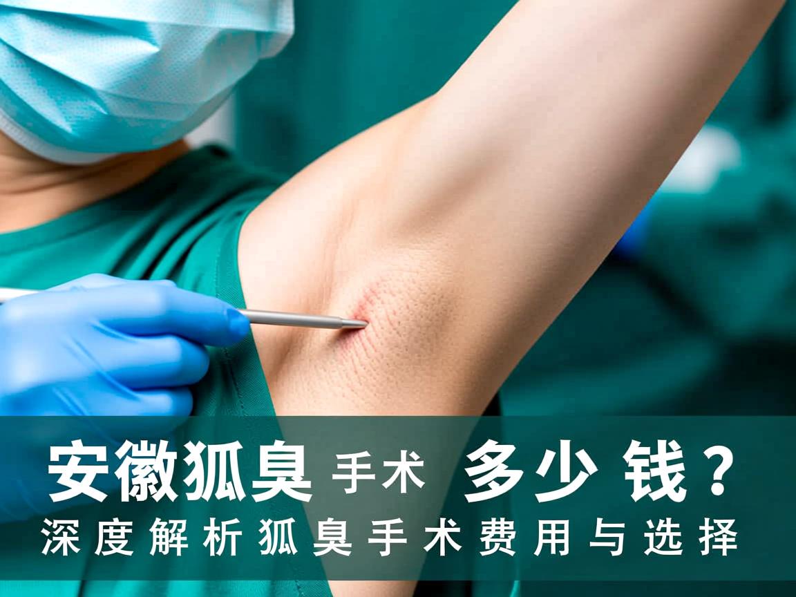 安徽狐臭手术多少钱？深度解析狐臭手术费用与选择
