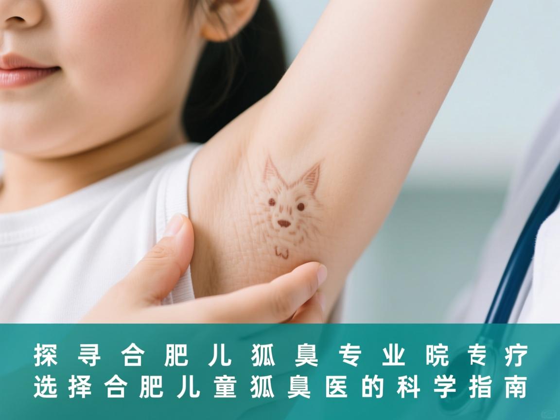 探寻合肥儿童狐臭专业诊疗，选择合肥儿童狐臭医院的科学指南