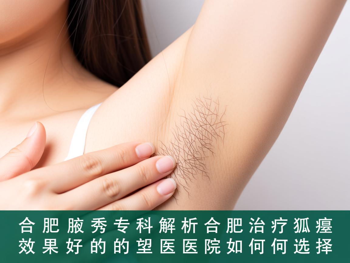 合肥腋秀专科解析，合肥治疗狐臭效果好的医院如何选择