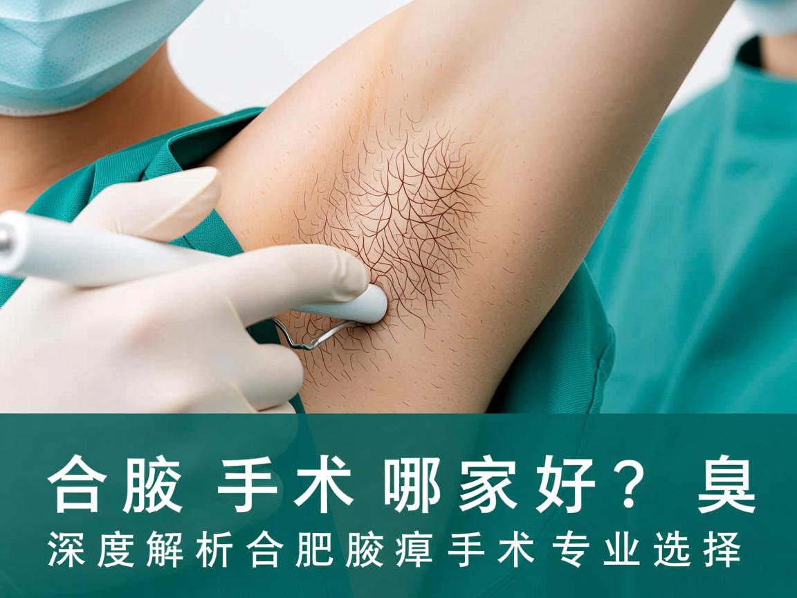 合肥腋臭手术哪家好？深度解析合肥腋臭手术专业选择