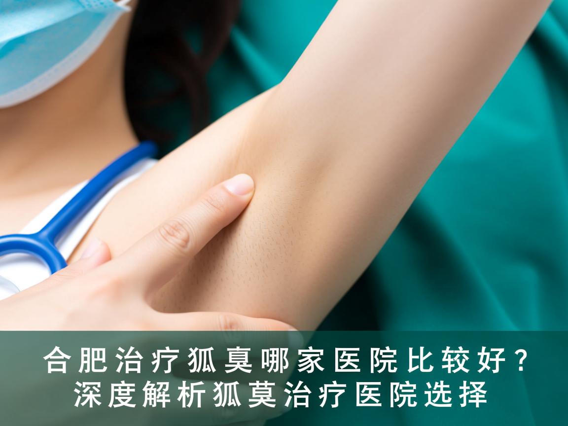 合肥治疗狐臭哪家医院比较好？深度解析狐臭治疗医院选择