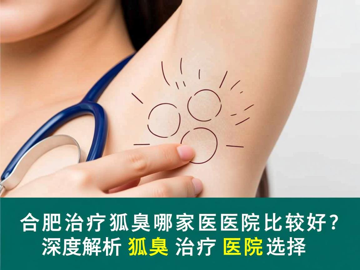 合肥治疗狐臭哪家医院比较好？深度解析狐臭治疗医院选择