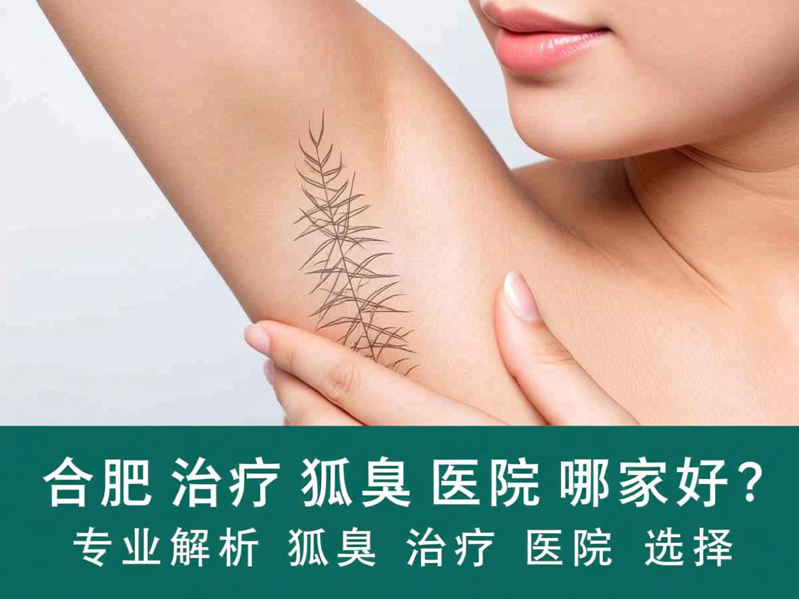 合肥治疗狐臭医院哪家好？专业解析狐臭治疗医院的选择