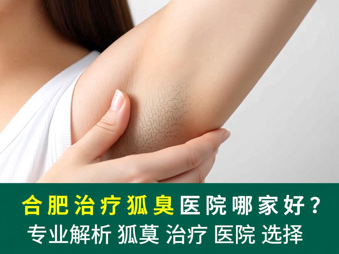 合肥治疗狐臭医院哪家好？专业解析狐臭治疗医院的选择