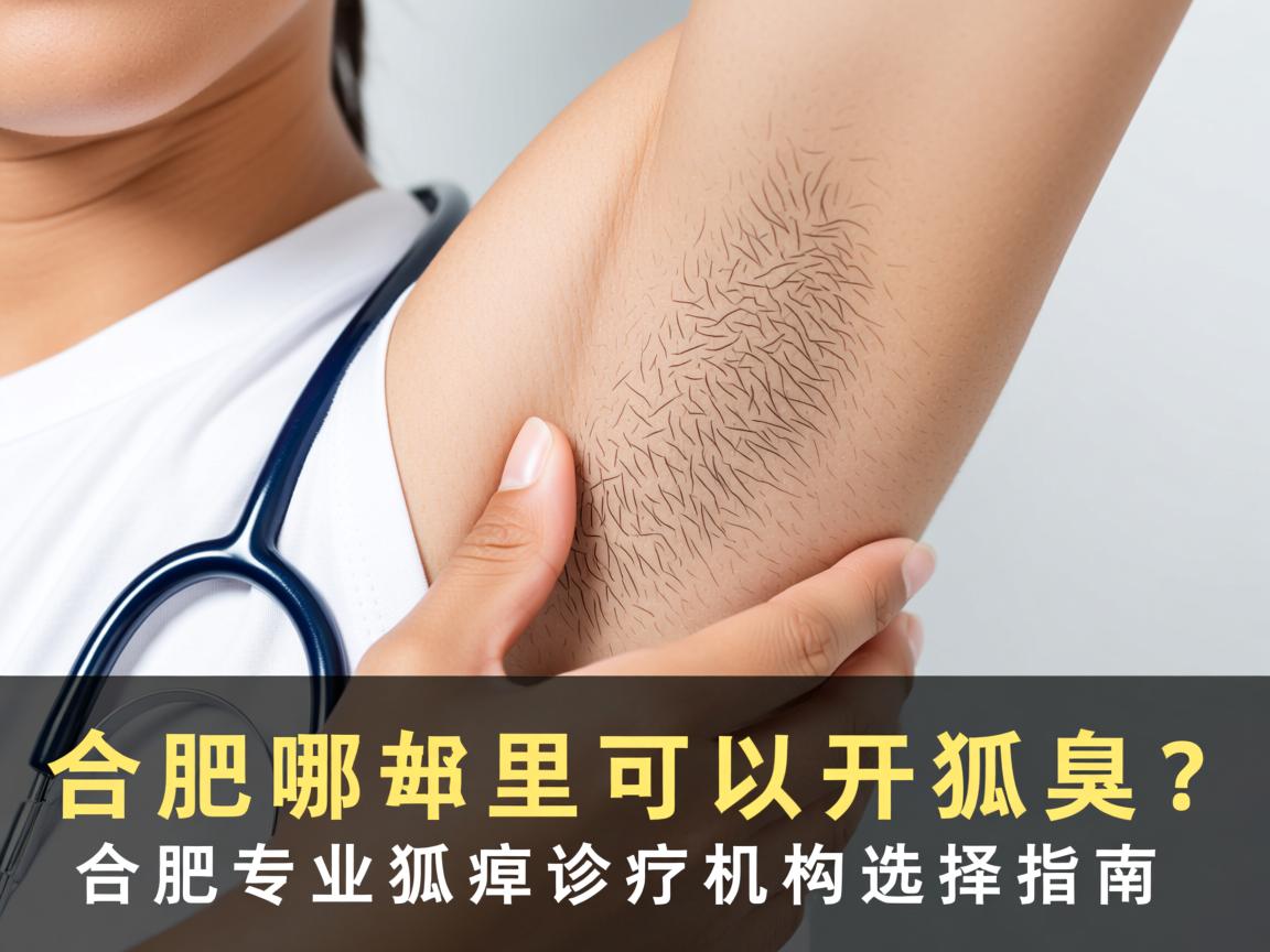 合肥哪里可以开狐臭？合肥专业狐臭诊疗机构选择指南