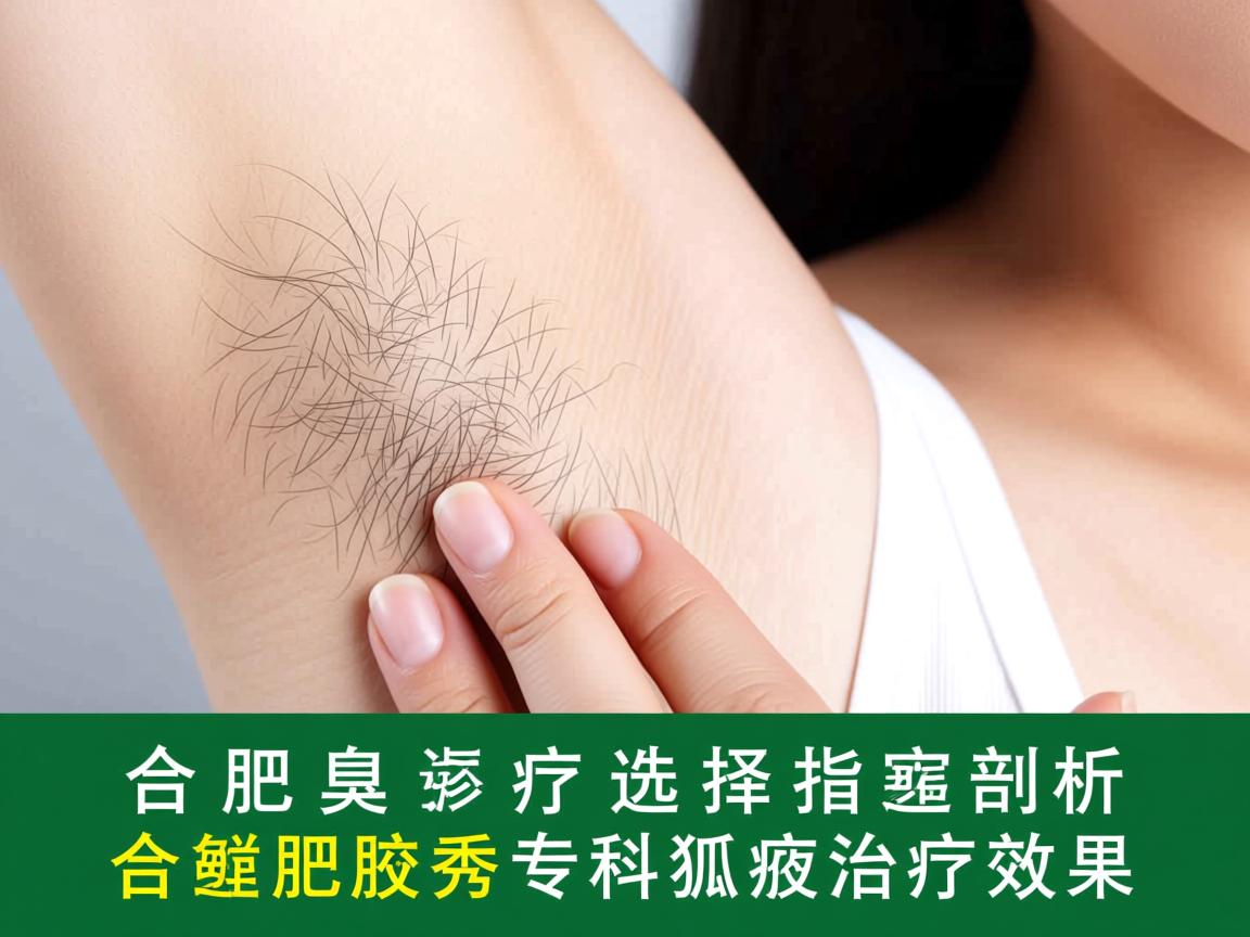 合肥腋臭诊疗选择指南，剖析合肥腋秀专科的狐臭治疗效果