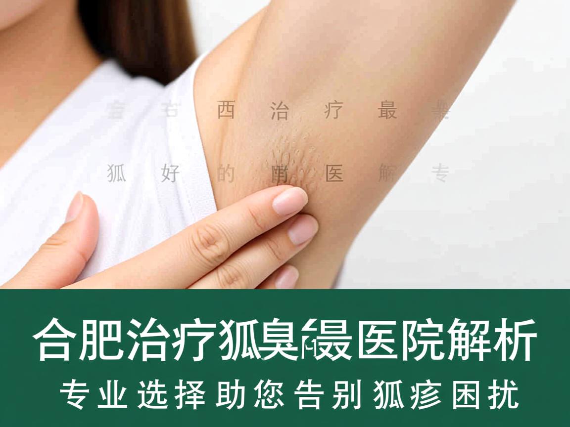 合肥治疗狐臭最好的医院解析，专业选择助您告别狐臭困扰