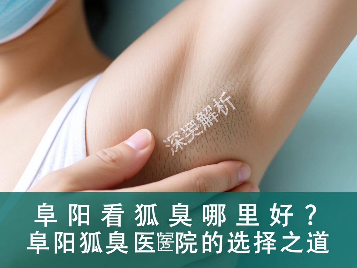 阜阳看狐臭哪里好？深度解析阜阳狐臭医院的选择之道