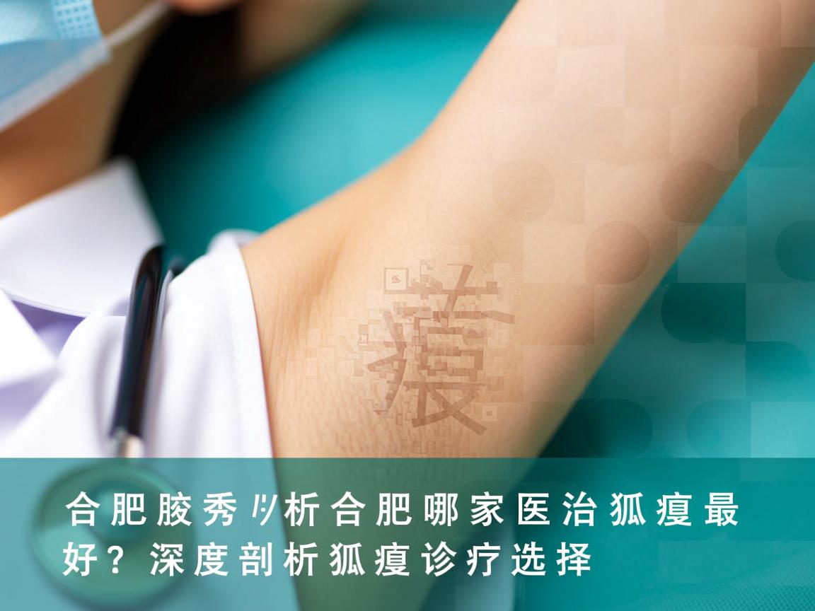 合肥腋秀解析，合肥哪家医院治狐臭最好？深度剖析狐臭诊疗选择